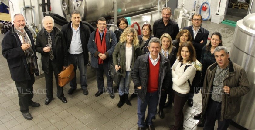 Crédit photo : Journal l'Alsace | http://www.lalsace.fr/haut-rhin/2014/11/21/eductour-a-la-brasserie