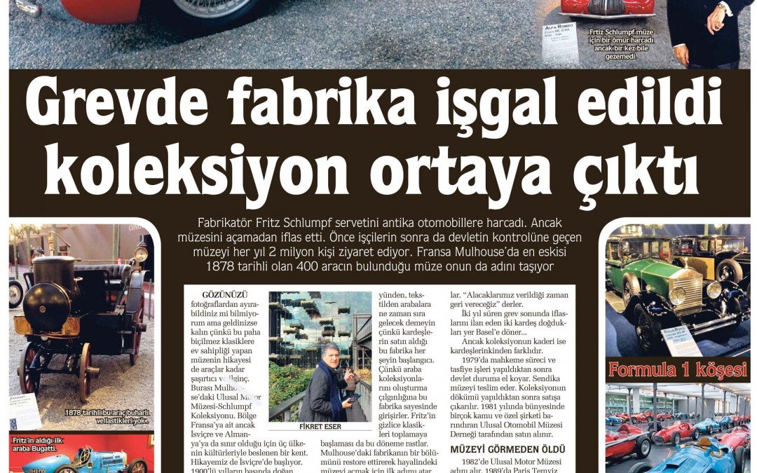 Grevde fabrika işgal edildi koleksiyon ortaya çikti